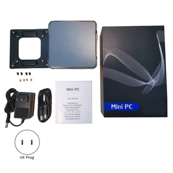 HOT-MINI PC AD15 I5-12450H Protsessor Windows 11 0 + 0 Süsteemi Maksimaalne Toetuse 64G + 2TB Protsessor Koos MEIEGA Pistik