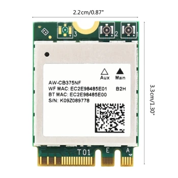 WiFi Kaart Dual Band 2.4 G/5Gh Kaardi BT-ühilduv 5.0 Traadita WIFI Kaart P9JB
