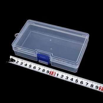 Elektroonilised Osad Plastikust Karp koos Rippuvad Auk Blue Lukk Aksessuaar Vahend Kruvi Poolläbipaistev Ristküliku hoiukarpi M145-85-33