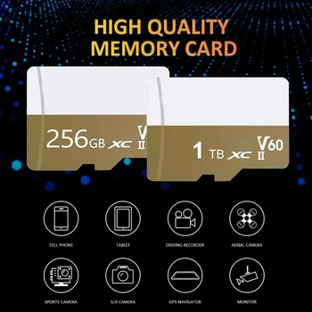 Eest XIAOMI Micro TF Mälukaart 32GB 64GB 128GB 256GB 512 GB 1 TB Class10 High-Speed Micro Sd TF-Kaardi Flash mälukaardilt Telefoni Kaamera