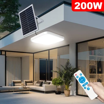 Uus Päikese laelambid 200watt home solar Remote panl 5m Read Koridoris Decor ing