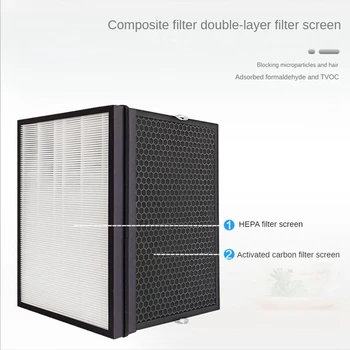 HEPA Filter aktiivsöe Filter Sobib Airx A7 / A7F / A8 / A8S / A8P Õhu Puhastaja Osad