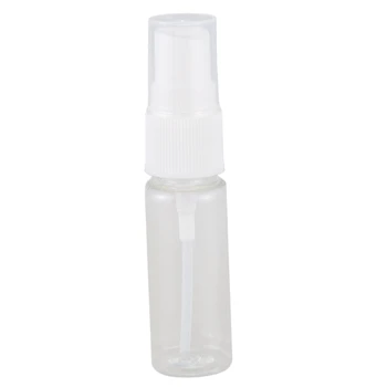 250-Pack Tühi läbipaistvast Plastikust Peen Udu Spray Pudelit Microfiber Lapiga, 20 ml Korduvtäidetavaid Konteiner Täiuslik