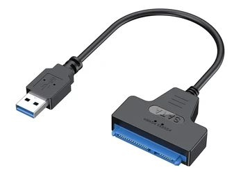 USB 3.0 2.0 SATA 3 Sata Kaabel ja USB 3.0 Adapter Kuni 6 gbit / s Toetada 2.5 Tolline Väline HDD SSD kõvaketas 22 Pin, Sata III-Kaabel