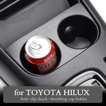 Toyota Hilux SR5 2015~2021 Auto PVC Pehmendus, Vee-topsihoidja Ladustamise Kasti Anti-slip Pad Fikseeritud Joogi Omanik Auto Tarvikud