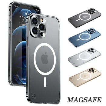 Selge Kirka tagakaane Katmine Raami iPhone 14 13 12 Pro Max - MagSafe Ühilduv, Magnet Traadita Laadimise ja Pro