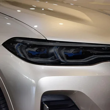 2 Tk Auto Esitulede kaitsekile Tulede Taastamine Läbipaistev Must TPÜ Kleebis BMW X7 G07 2019 2020 - Tarvikud